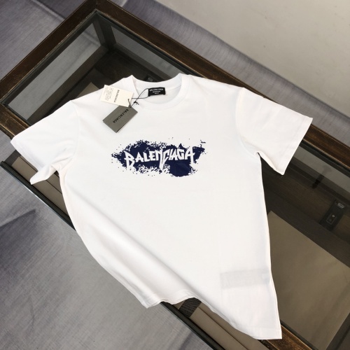 Cheap Balenciaga T-Shirts Short Sleeved For Unisex #1231480 Replica Wholesale [$40.00 USD] [ITEM#1231480] on Replica Balenciaga T-Shirts