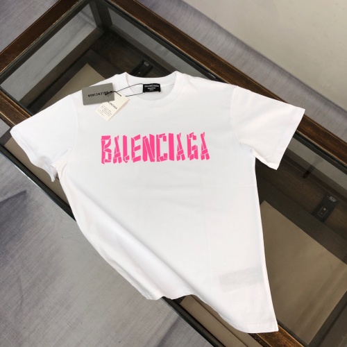 Cheap Balenciaga T-Shirts Short Sleeved For Unisex #1231485 Replica Wholesale [$40.00 USD] [ITEM#1231485] on Replica Balenciaga T-Shirts