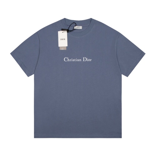 Cheap Christian Dior T-Shirts Short Sleeved For Unisex #1231572 Replica Wholesale [$38.00 USD] [ITEM#1231572] on Replica Christian Dior T-Shirts