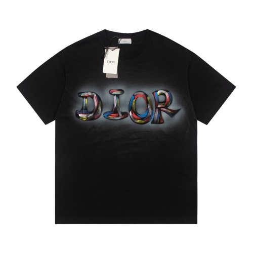 Cheap Christian Dior T-Shirts Short Sleeved For Unisex #1231575 Replica Wholesale [$39.00 USD] [ITEM#1231575] on Replica Christian Dior T-Shirts