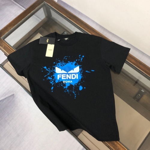 Cheap Fendi T-Shirts Short Sleeved For Unisex #1231580 Replica Wholesale [$40.00 USD] [ITEM#1231580] on Replica Fendi T-Shirts