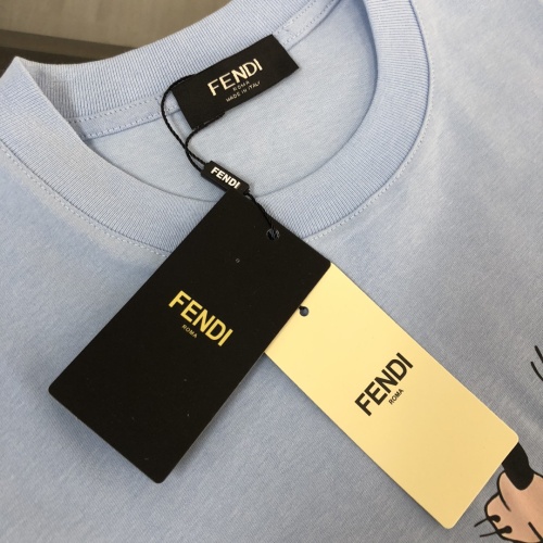 Cheap Fendi T-Shirts Short Sleeved For Unisex #1231582 Replica Wholesale [$40.00 USD] [ITEM#1231582] on Replica Fendi T-Shirts