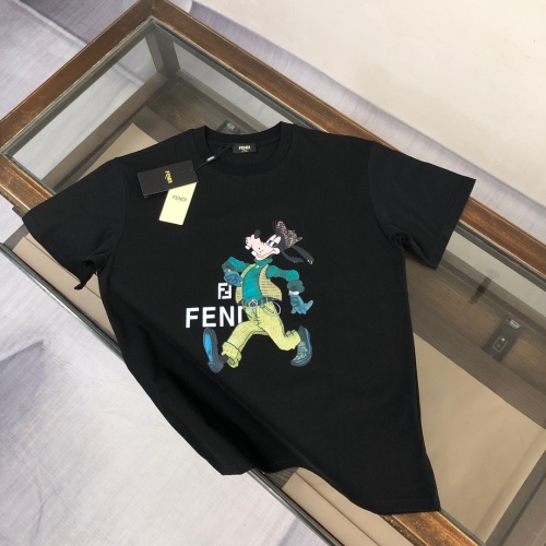 Cheap Fendi T-Shirts Short Sleeved For Unisex #1231583 Replica Wholesale [$40.00 USD] [ITEM#1231583] on Replica Fendi T-Shirts