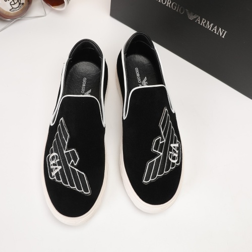 Cheap Armani Casual Shoes For Men #1231592 Replica Wholesale [$68.00 USD] [ITEM#1231592] on Replica Armani Casual Shoes