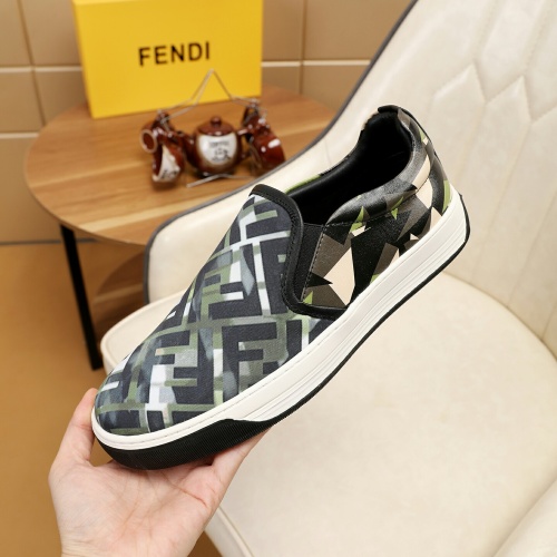 Cheap Fendi Casual Shoes For Men #1231603 Replica Wholesale [$64.00 USD] [ITEM#1231603] on Replica Fendi Casual Shoes