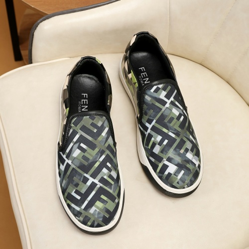 Cheap Fendi Casual Shoes For Men #1231603 Replica Wholesale [$64.00 USD] [ITEM#1231603] on Replica Fendi Casual Shoes