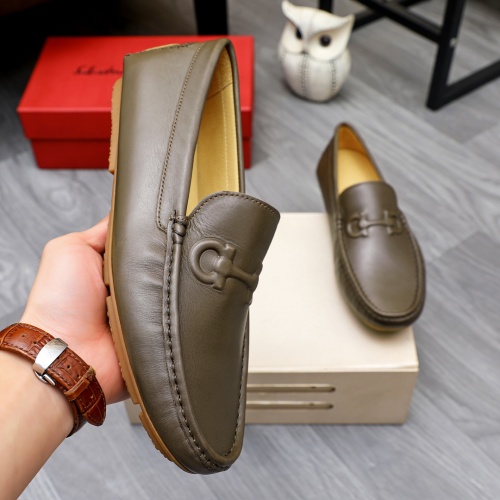 Cheap Salvatore Ferragamo Leather Shoes For Men #1231613 Replica Wholesale [$68.00 USD] [ITEM#1231613] on Replica Salvatore Ferragamo Leather Shoes