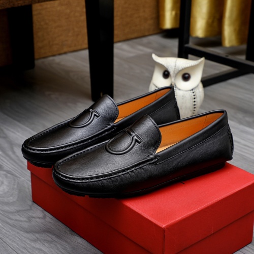 Cheap Salvatore Ferragamo Leather Shoes For Men #1231623 Replica Wholesale [$68.00 USD] [ITEM#1231623] on Replica Salvatore Ferragamo Leather Shoes