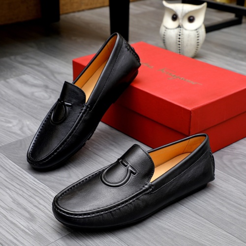 Cheap Salvatore Ferragamo Leather Shoes For Men #1231623 Replica Wholesale [$68.00 USD] [ITEM#1231623] on Replica Salvatore Ferragamo Leather Shoes