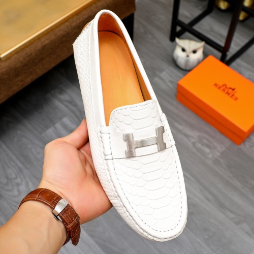 Cheap Hermes Leather Shoes For Men #1231628 Replica Wholesale [$68.00 USD] [ITEM#1231628] on Replica Hermes Leather Shoes