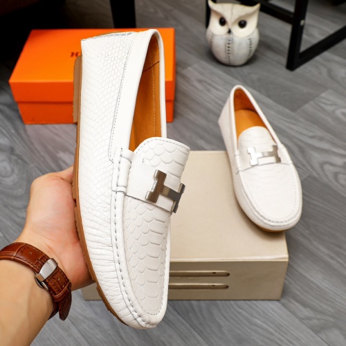 Cheap Hermes Leather Shoes For Men #1231628 Replica Wholesale [$68.00 USD] [ITEM#1231628] on Replica Hermes Leather Shoes