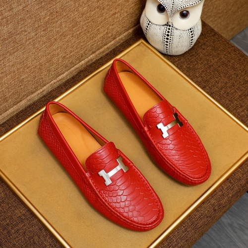 Cheap Hermes Leather Shoes For Men #1231629 Replica Wholesale [$68.00 USD] [ITEM#1231629] on Replica Hermes Leather Shoes