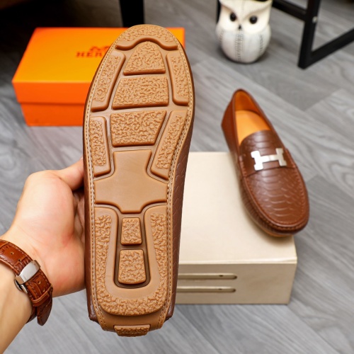 Cheap Hermes Leather Shoes For Men #1231630 Replica Wholesale [$68.00 USD] [ITEM#1231630] on Replica Hermes Leather Shoes