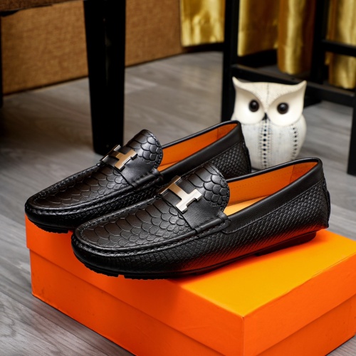 Cheap Hermes Leather Shoes For Men #1231636 Replica Wholesale [$68.00 USD] [ITEM#1231636] on Replica Hermes Leather Shoes