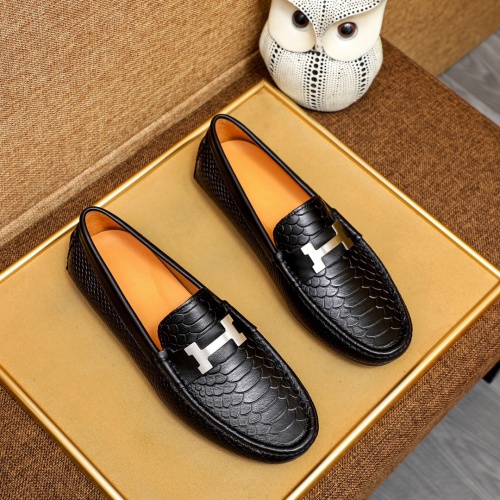 Cheap Hermes Leather Shoes For Men #1231636 Replica Wholesale [$68.00 USD] [ITEM#1231636] on Replica Hermes Leather Shoes