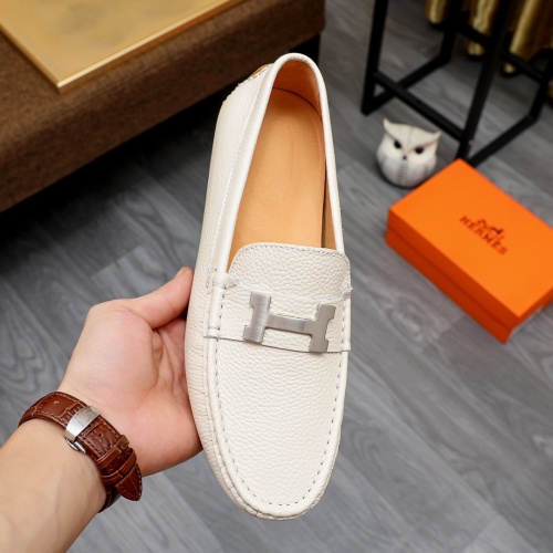 Cheap Hermes Leather Shoes For Men #1231640 Replica Wholesale [$68.00 USD] [ITEM#1231640] on Replica Hermes Leather Shoes