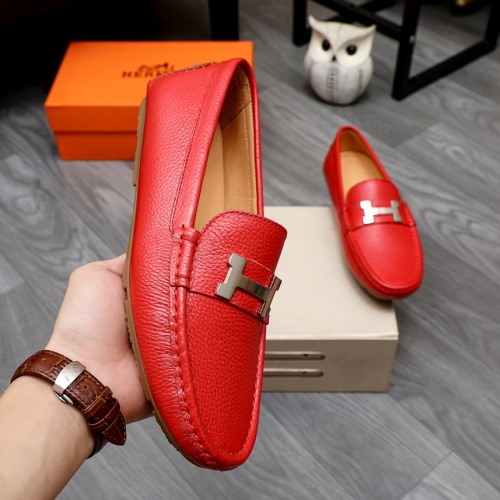 Cheap Hermes Leather Shoes For Men #1231641 Replica Wholesale [$68.00 USD] [ITEM#1231641] on Replica Hermes Leather Shoes