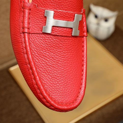 Cheap Hermes Leather Shoes For Men #1231641 Replica Wholesale [$68.00 USD] [ITEM#1231641] on Replica Hermes Leather Shoes