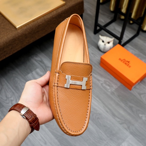 Cheap Hermes Leather Shoes For Men #1231644 Replica Wholesale [$68.00 USD] [ITEM#1231644] on Replica Hermes Leather Shoes