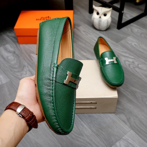 Cheap Hermes Leather Shoes For Men #1231650 Replica Wholesale [$68.00 USD] [ITEM#1231650] on Replica Hermes Leather Shoes