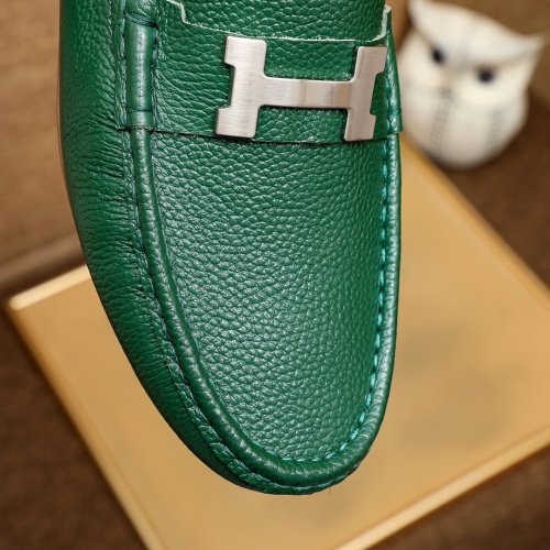 Cheap Hermes Leather Shoes For Men #1231650 Replica Wholesale [$68.00 USD] [ITEM#1231650] on Replica Hermes Leather Shoes