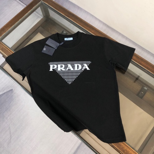 Cheap Prada T-Shirts Short Sleeved For Unisex #1231662 Replica Wholesale [$40.00 USD] [ITEM#1231662] on Replica Prada T-Shirts