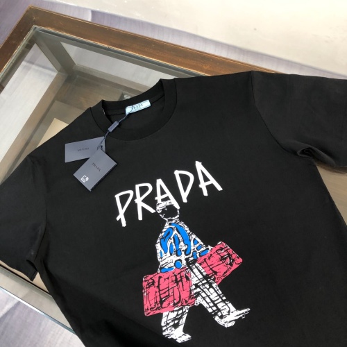 Cheap Prada T-Shirts Short Sleeved For Unisex #1231663 Replica Wholesale [$40.00 USD] [ITEM#1231663] on Replica Prada T-Shirts