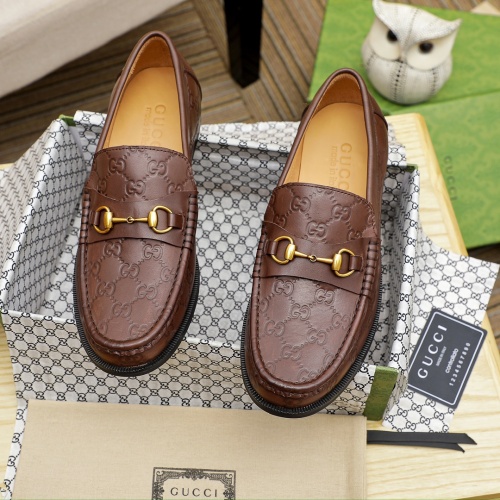 Cheap Gucci Oxfords Shoes For Men #1231685 Replica Wholesale [$82.00 USD] [ITEM#1231685] on Replica Gucci Oxfords Shoes