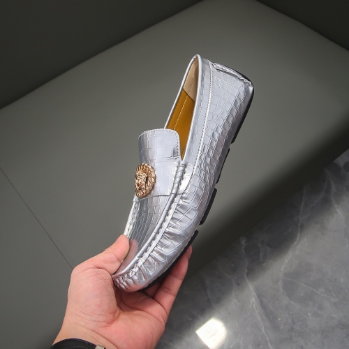 Cheap Versace Leather Shoes For Men #1231689 Replica Wholesale [$68.00 USD] [ITEM#1231689] on Replica Versace Leather Shoes