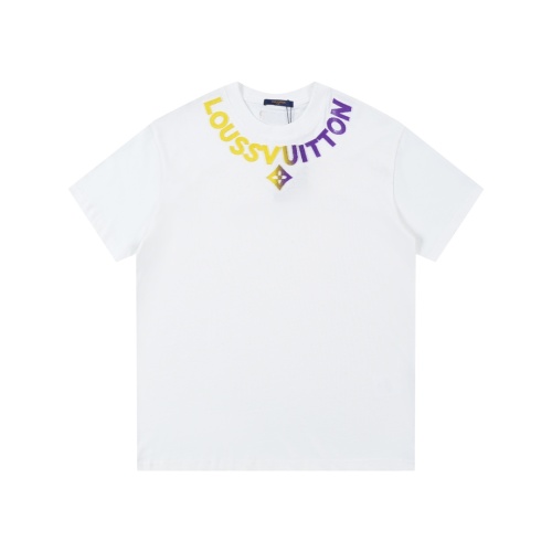 Cheap Louis Vuitton LV T-Shirts Short Sleeved For Unisex #1231694 Replica Wholesale [$45.00 USD] [ITEM#1231694] on Replica Louis Vuitton LV T-Shirts