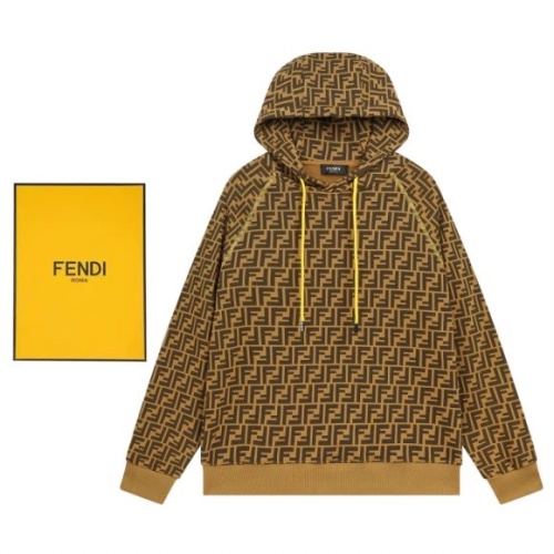 Cheap Fendi Hoodies Long Sleeved For Unisex #1231724 Replica Wholesale [$64.00 USD] [ITEM#1231724] on Replica Fendi Hoodies