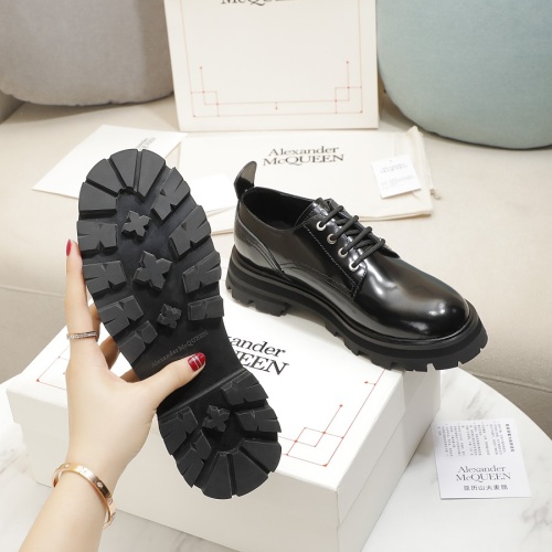 Cheap Alexander McQueen Leather Shoes For Women #1231770 Replica Wholesale [$105.00 USD] [ITEM#1231770] on Replica Alexander McQueen Leather Shoes