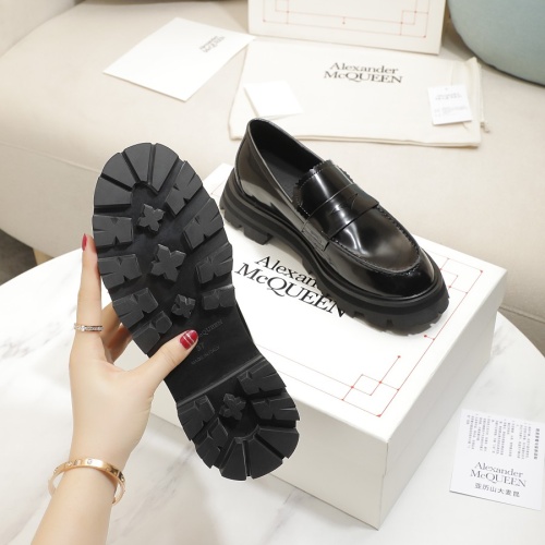 Cheap Alexander McQueen Leather Shoes For Women #1231773 Replica Wholesale [$105.00 USD] [ITEM#1231773] on Replica Alexander McQueen Leather Shoes