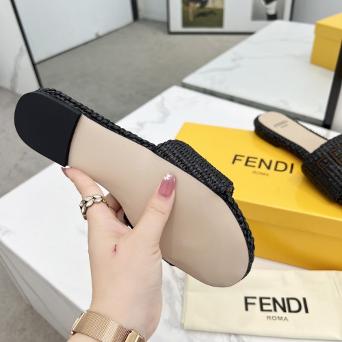 Cheap Fendi Slippers For Women #1231810 Replica Wholesale [$82.00 USD] [ITEM#1231810] on Replica Fendi Slippers