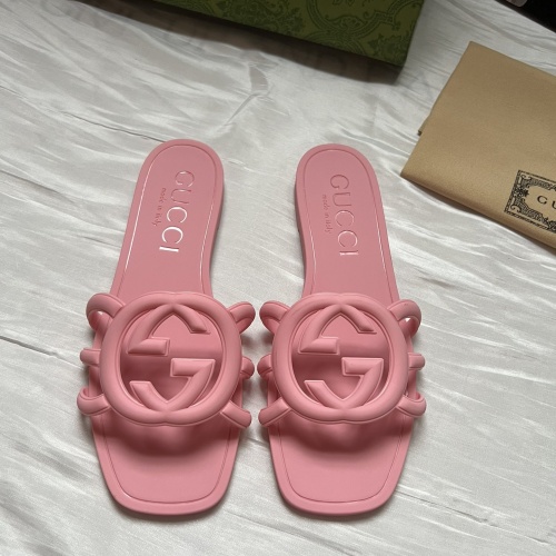 Cheap Gucci Slippers For Women #1231822 Replica Wholesale [$56.00 USD] [ITEM#1231822] on Replica Gucci Slippers