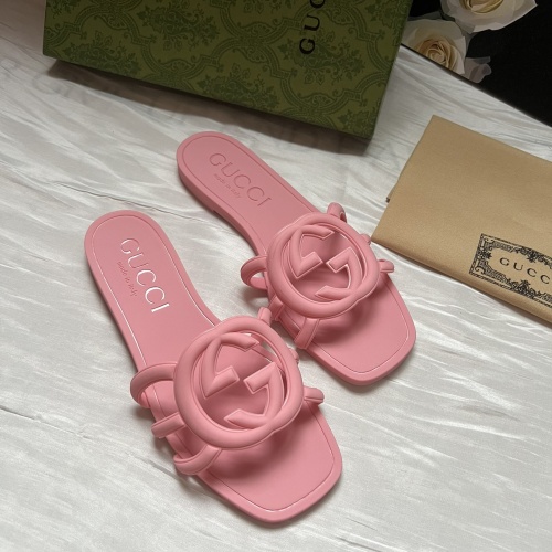 Cheap Gucci Slippers For Women #1231822 Replica Wholesale [$56.00 USD] [ITEM#1231822] on Replica Gucci Slippers