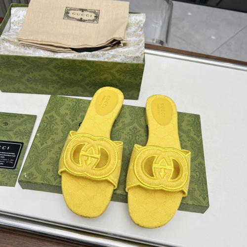 Cheap Gucci Slippers For Women #1231826 Replica Wholesale [$72.00 USD] [ITEM#1231826] on Replica Gucci Slippers