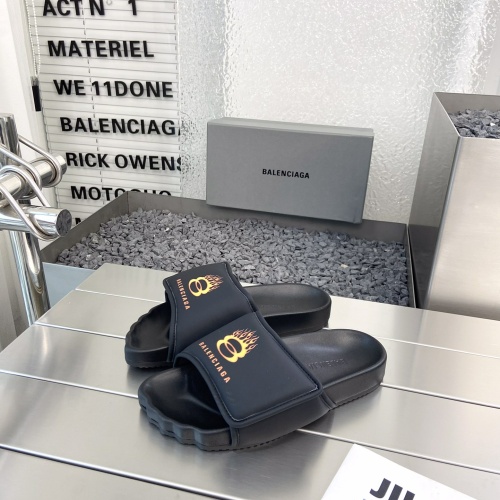 Cheap Balenciaga Slippers For Men #1231830 Replica Wholesale [$82.00 USD] [ITEM#1231830] on Replica Balenciaga Slippers