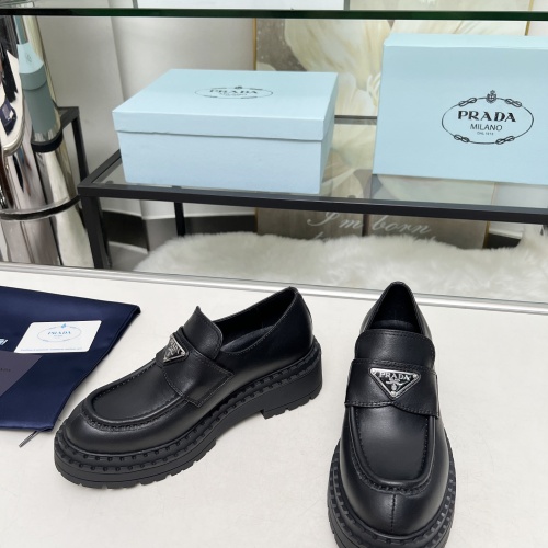 Cheap Prada Leather Shoes For Women #1231838 Replica Wholesale [$100.00 USD] [ITEM#1231838] on Replica Prada Leather Shoes