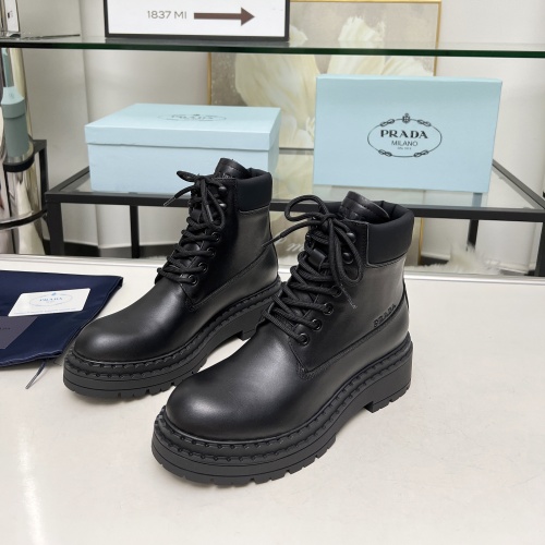 Cheap Prada Boots For Women #1231840 Replica Wholesale [$105.00 USD] [ITEM#1231840] on Replica Prada Boots