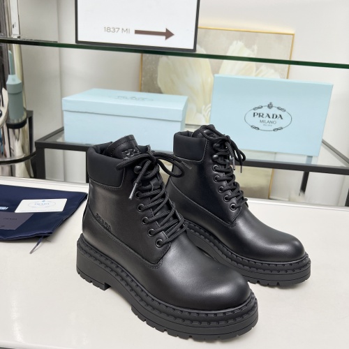 Cheap Prada Boots For Women #1231840 Replica Wholesale [$105.00 USD] [ITEM#1231840] on Replica Prada Boots