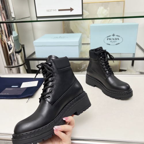 Cheap Prada Boots For Women #1231840 Replica Wholesale [$105.00 USD] [ITEM#1231840] on Replica Prada Boots