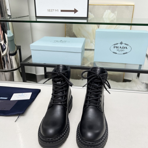 Cheap Prada Boots For Women #1231840 Replica Wholesale [$105.00 USD] [ITEM#1231840] on Replica Prada Boots