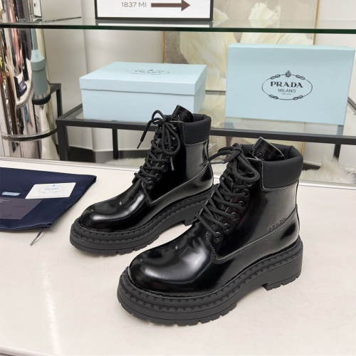 Cheap Prada Boots For Women #1231841 Replica Wholesale [$105.00 USD] [ITEM#1231841] on Replica Prada Boots