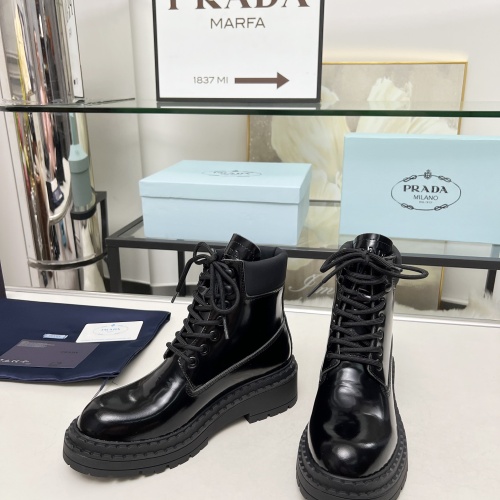 Cheap Prada Boots For Women #1231841 Replica Wholesale [$105.00 USD] [ITEM#1231841] on Replica Prada Boots