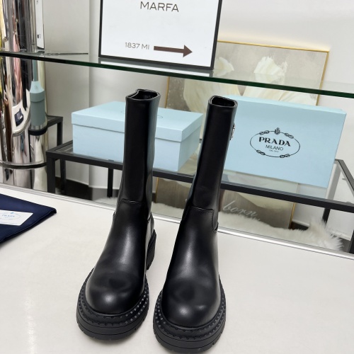 Cheap Prada Boots For Women #1231845 Replica Wholesale [$118.00 USD] [ITEM#1231845] on Replica Prada Boots