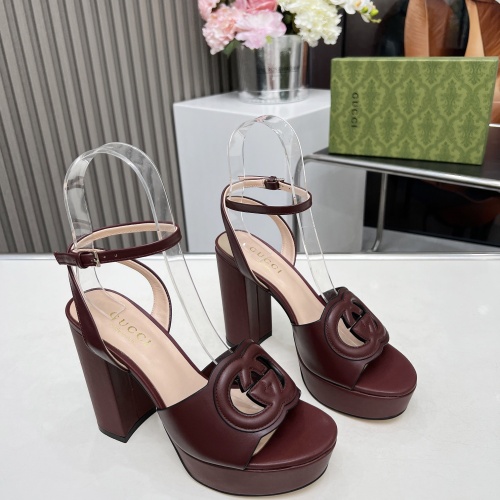 Cheap Gucci Sandal For Women #1231914 Replica Wholesale [$118.00 USD] [ITEM#1231914] on Replica Gucci Sandal