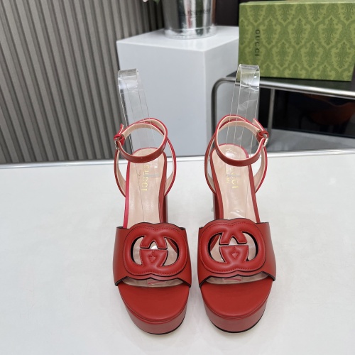 Cheap Gucci Sandal For Women #1231915 Replica Wholesale [$118.00 USD] [ITEM#1231915] on Replica Gucci Sandal