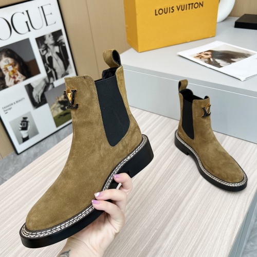 Cheap Louis Vuitton Boots For Women #1231961 Replica Wholesale [$102.00 USD] [ITEM#1231961] on Replica Louis Vuitton Boots