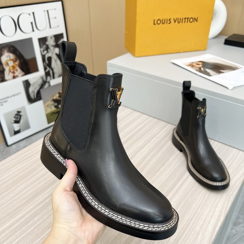 Cheap Louis Vuitton Boots For Women #1231964 Replica Wholesale [$102.00 USD] [ITEM#1231964] on Replica Louis Vuitton Boots